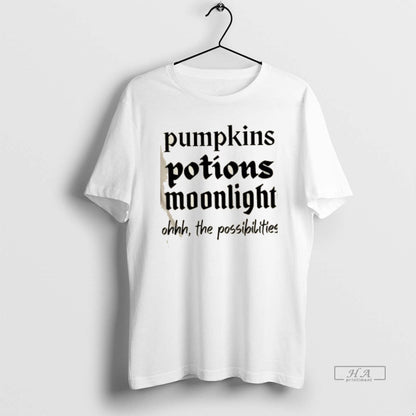 Pumpkins Potions Moonlight Ohhh Possibilities Hoodie Premium