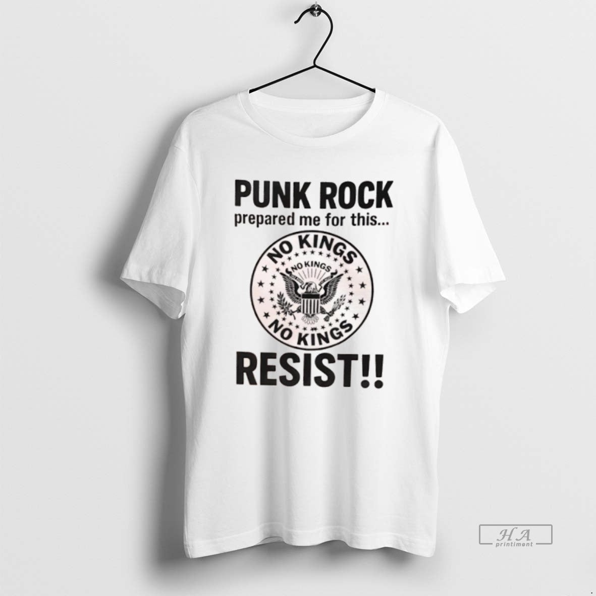 Punk Rock Prepared Me This Resist No Kings Logo Shirt Classic Gift