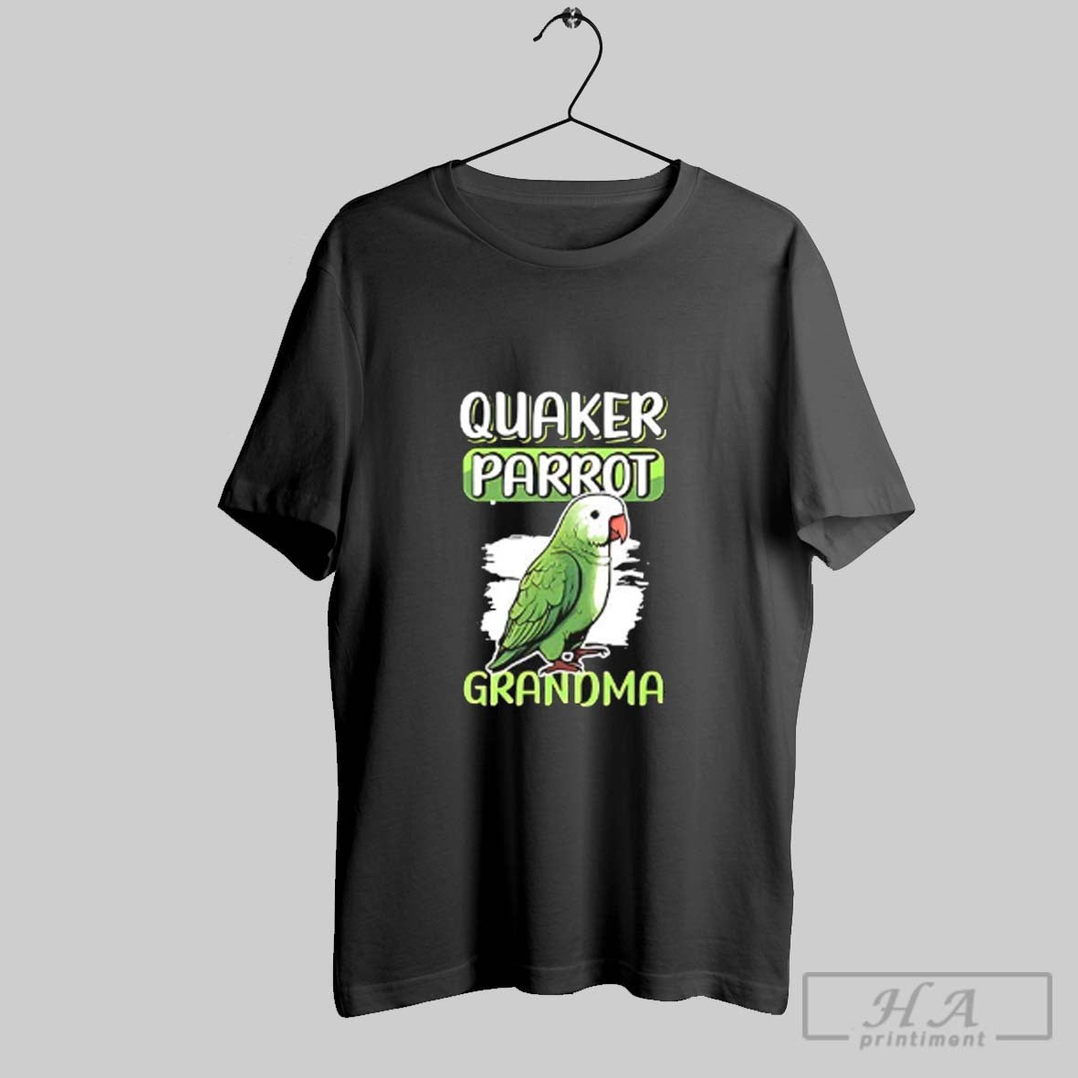 Quaker Parrot Grandma Hoodie Authentic Fashion