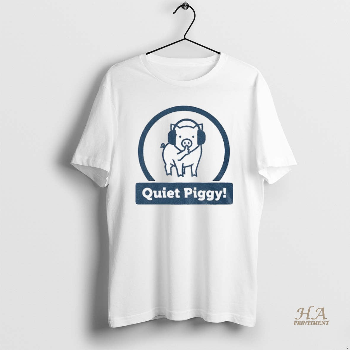 Quiet Piggy Humorous Potus Sh Shirt Retro Gift