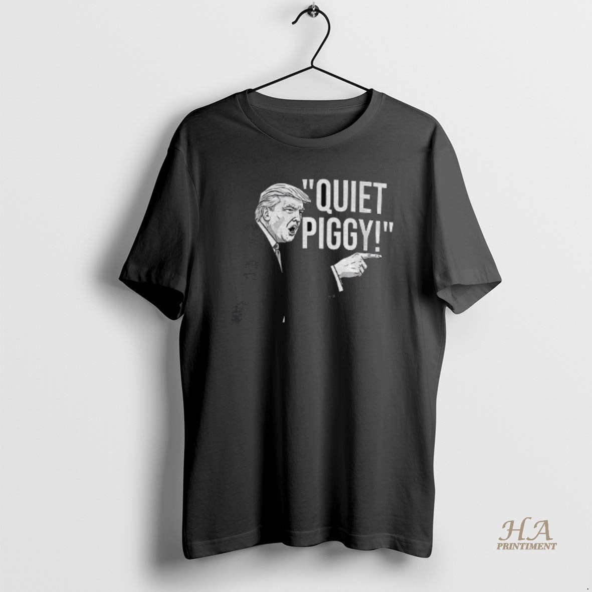 Quiet Piggy Iconic Trump Shirt Premium Design