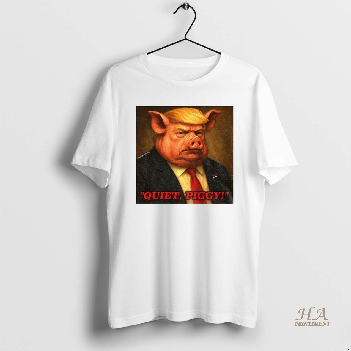 Quiet Piggy Resist Fascism Anti Trump Long Sleeve Exclusive Apparel