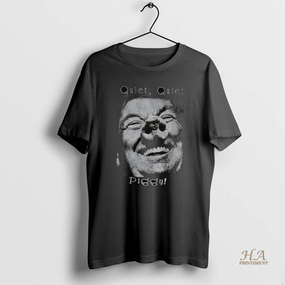 Quiet Piggy Anti Trump Antifa Political 2025 Hoodie Elegant Look