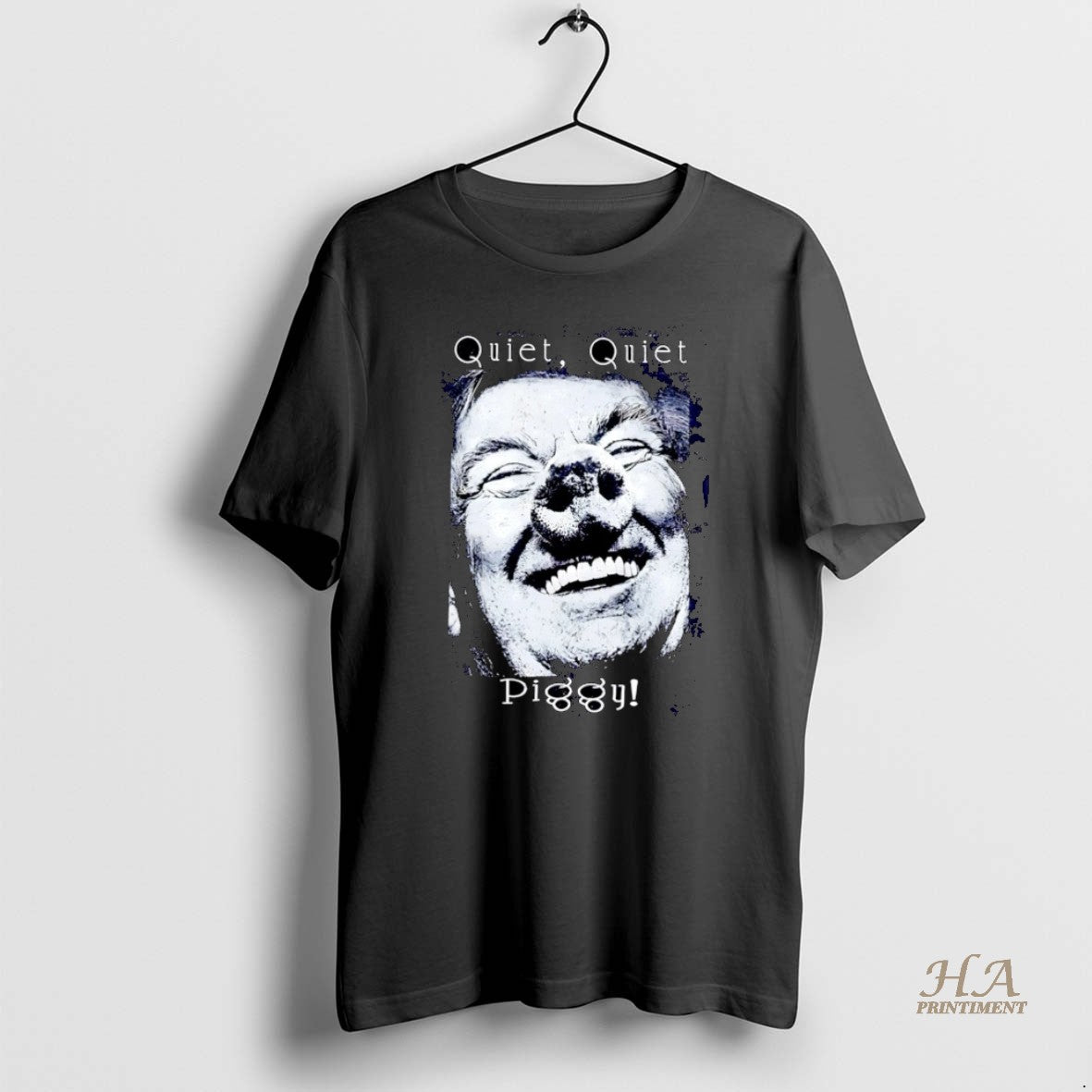 Quiet Quiet Piggy Trump Pig Tee Classic Outfit