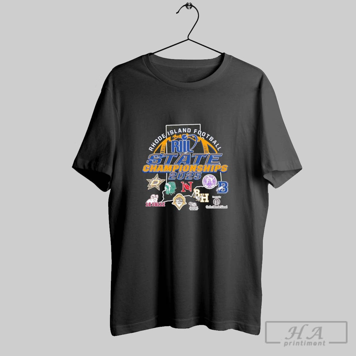 Riil Rhode Island Football State Championship 2025 Shirt Modern Style