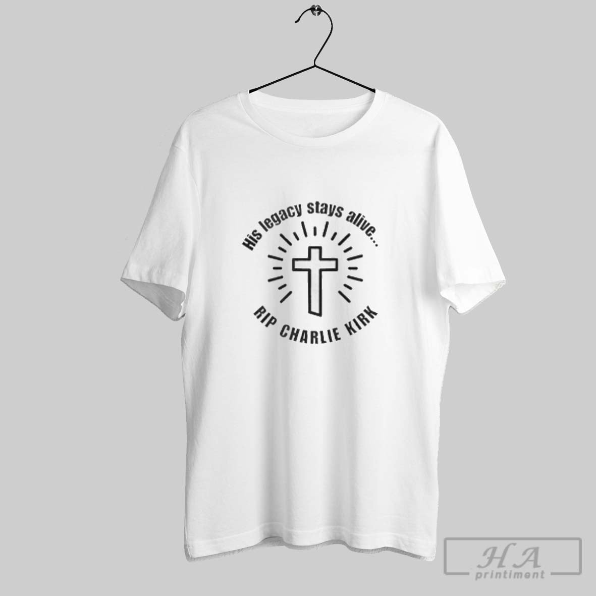 Rip Charlie Kirk His Legacy Stays Us Shirt Retro Look