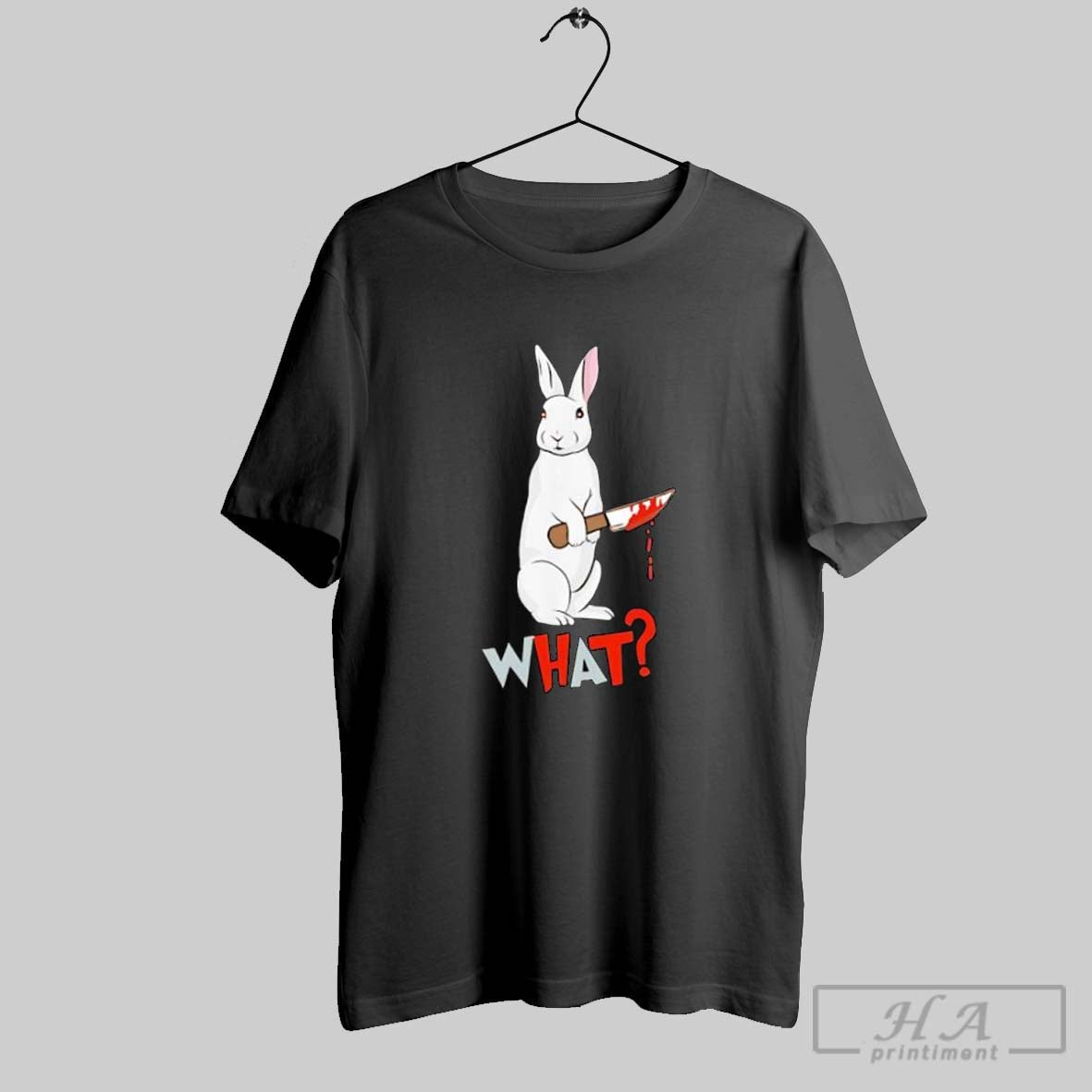 Rabbit What Halloween Hoodie Vintage Fashion