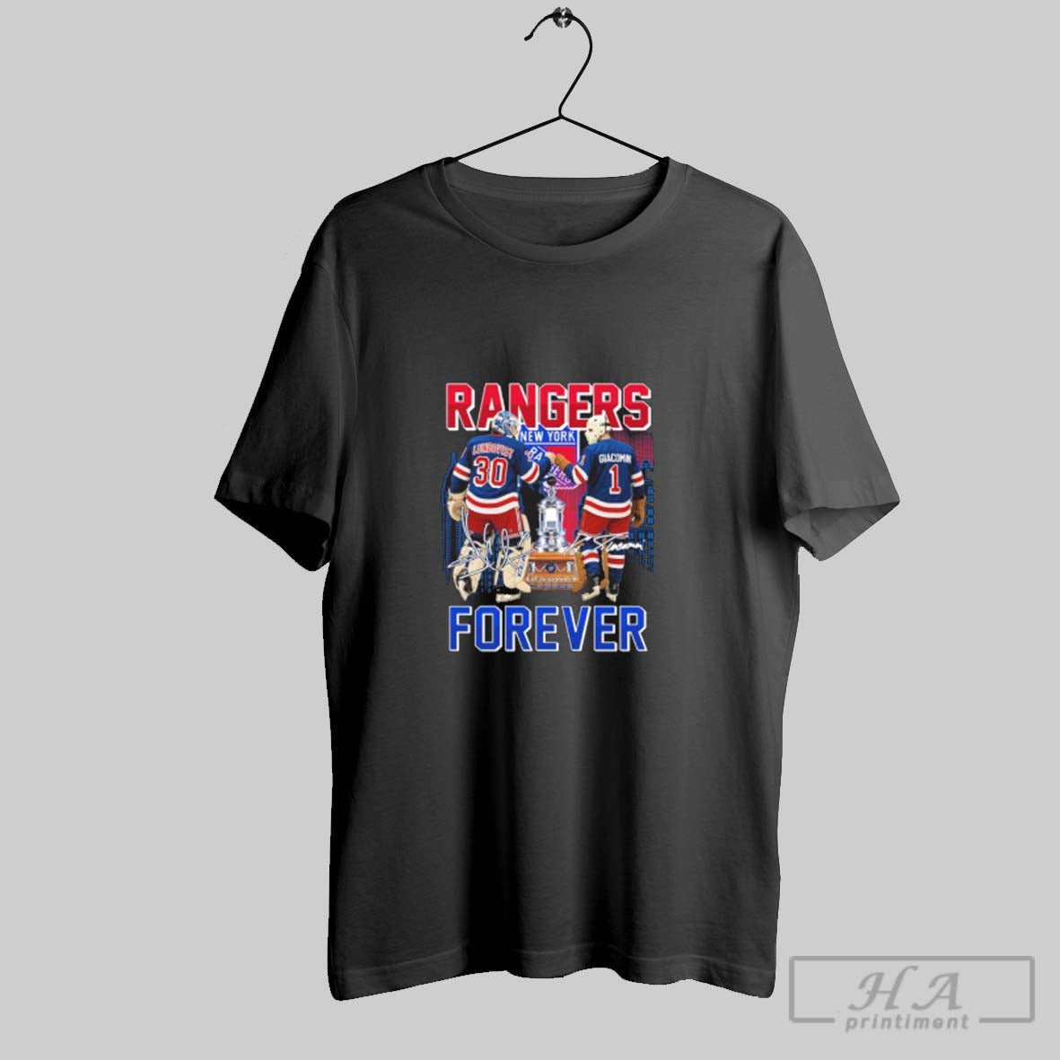 Rangers Lundqvist And Giacomin Signature Forever Tank Top Exclusive