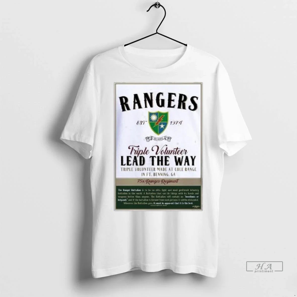 Rangers Triple Volunteer Lead Way Triple Volunteer Made Cole Range Ft