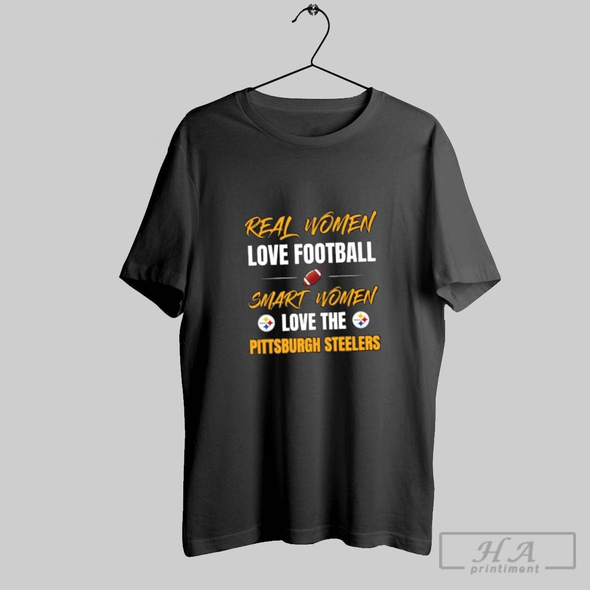 Real Love Football Smart Love Pittsburgh Steelers Football TShirt