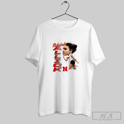 Rebekah Allick Nebraska Huskers Caritucare Tee Vintage Art