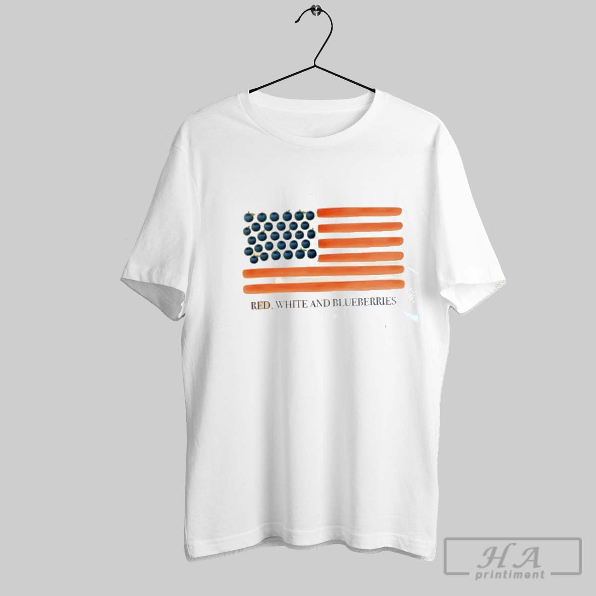Red White And Blueberries Usa Flag Sweatshirt Stylish Apparel