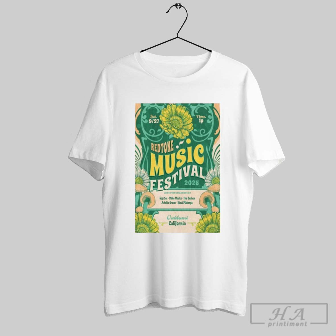 Redtone Music Festival Sep 27 2025 Oakland Ca Tee Classic Collection