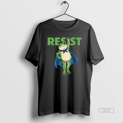 Resist Portland 2025 Frog Empower Justice Equality Art TShirt Premium
