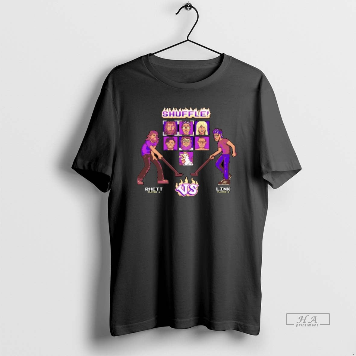 Rhett Vs Link Shuffleboard Arcade 8 Bit Sweatshirt Retro Gift
