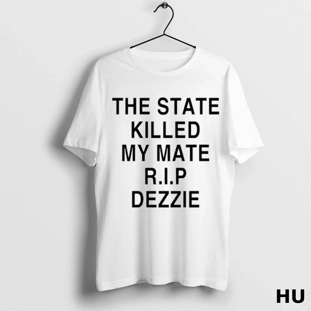 Ricky Tomlinson Wearing State Killed My Mate R I P Dezzie Shirt