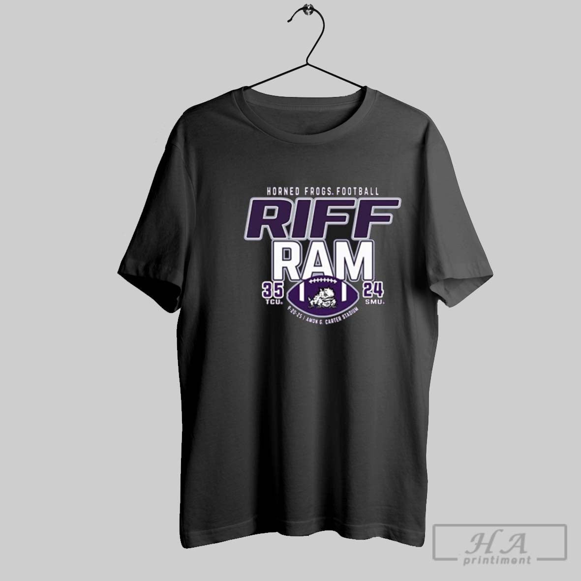 Riff Ram Tcu Horned Frogs 35 24 Smu Mustangs 2025 Hoodie Designer