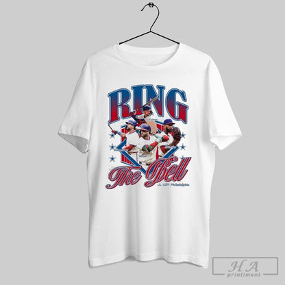 Ring Bell Philadelphia Phillies Players 2025 Ladies TShirt Retro
