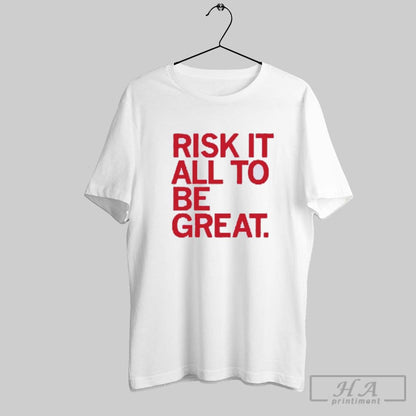 Risk It All To Be Great Bud Crawford TShirt Vintage Art