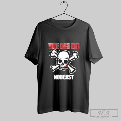 Rob From Nod White Trash Robs Nodcast Skull Tank Top Authentic Gift