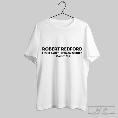 Robert Redford Light Fades Legacy Shines Long Sleeve Vintage Fashion