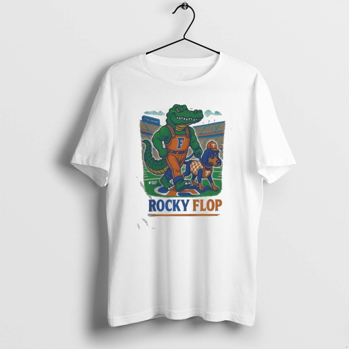 Rocky Flop Florida Gators Vs Tennessee Volunteers TShirt Vintage Gift