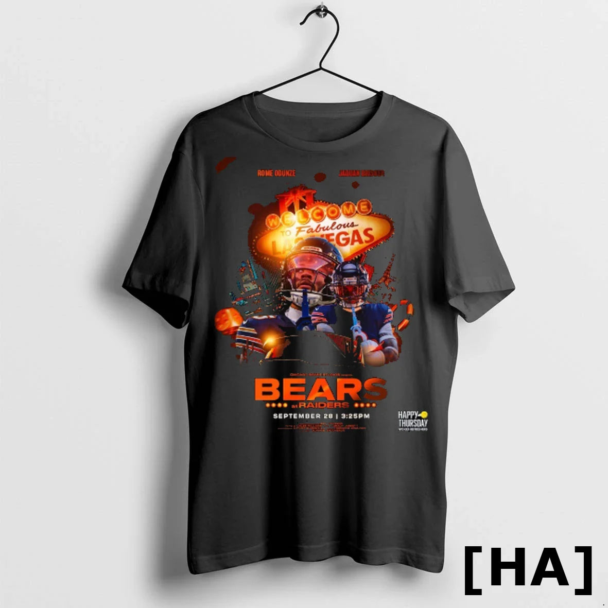 Rome Odunze And Jaquan Brisker Chicago Bears Las Vegas Raiders