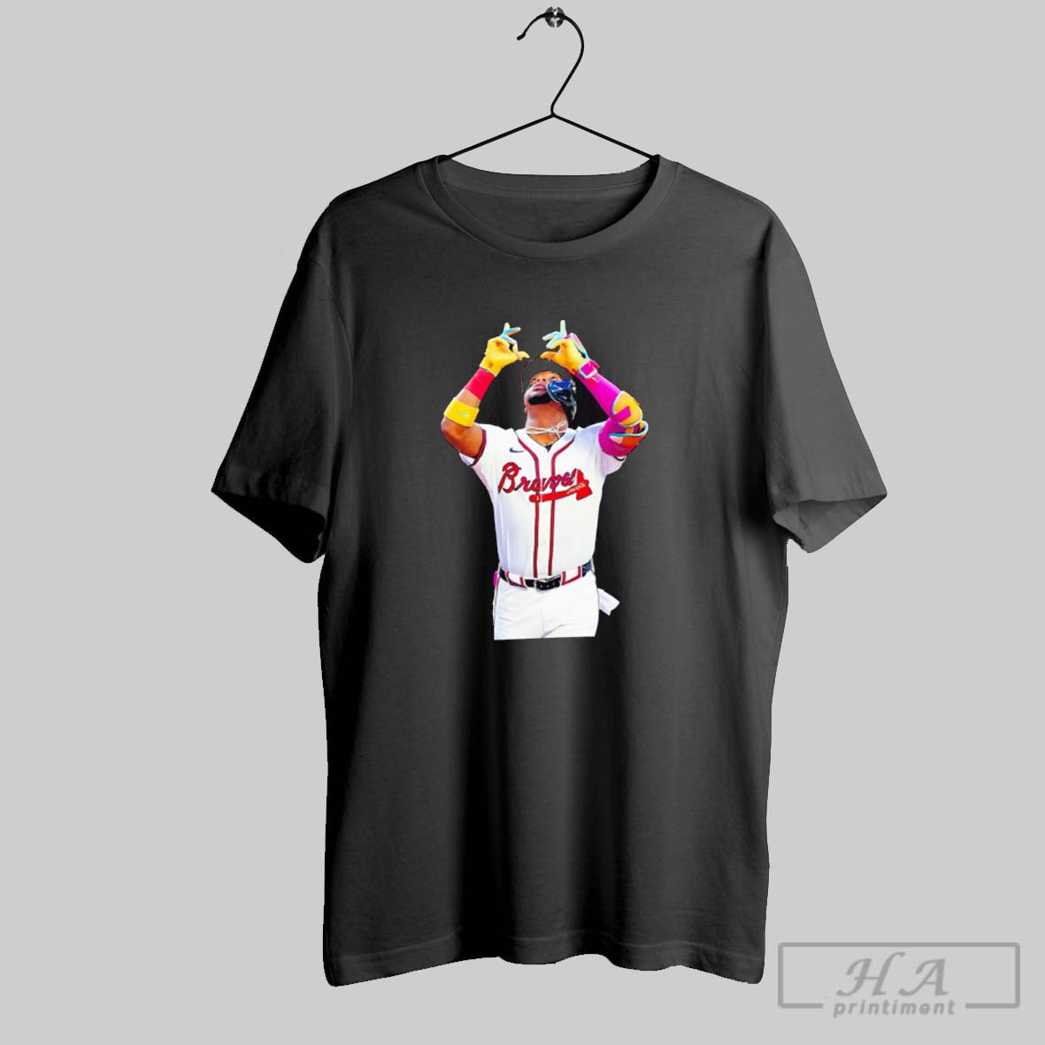 Ronald Acuna Jr Atlanta Braves Baseball Thank God Shirt Vintage Art