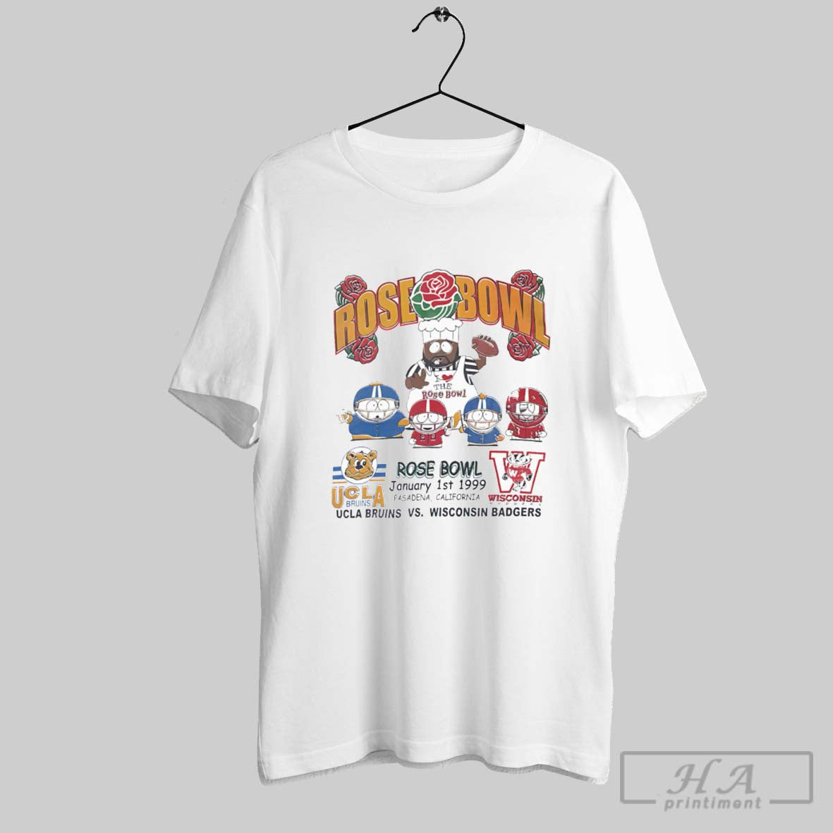 Rose Bowl January 1St 1999 Ucla Bruins Vs Wisconsin Badgers Tee