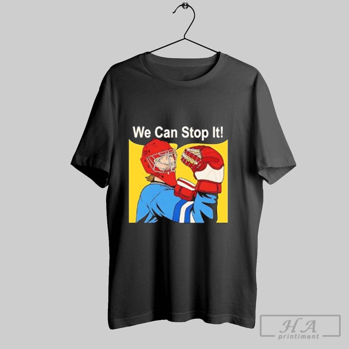 Rosie Riveter Goalie We Can Stop It TShirt Stylish Apparel