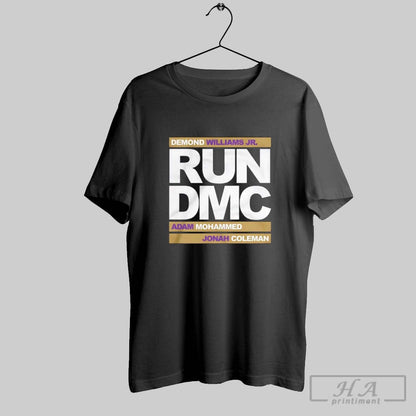 Run Dmc Football Demond Williams Jr Adam Mohammed And Johnah Coleman