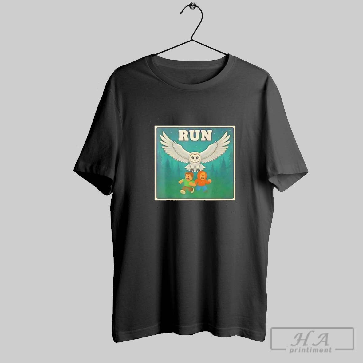 Run Halloween Game Owl Long Sleeve Modern Look