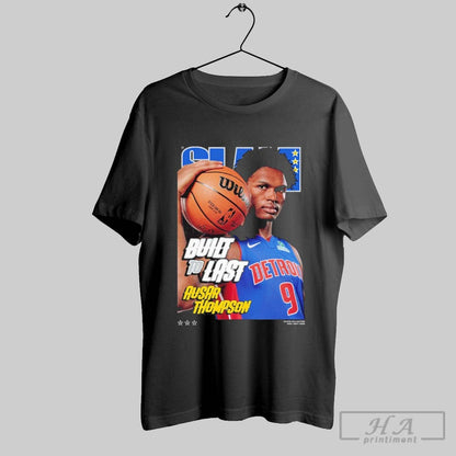 Slam Ausar Thompson Built To Last Detroit Pistons Basketball Shirt