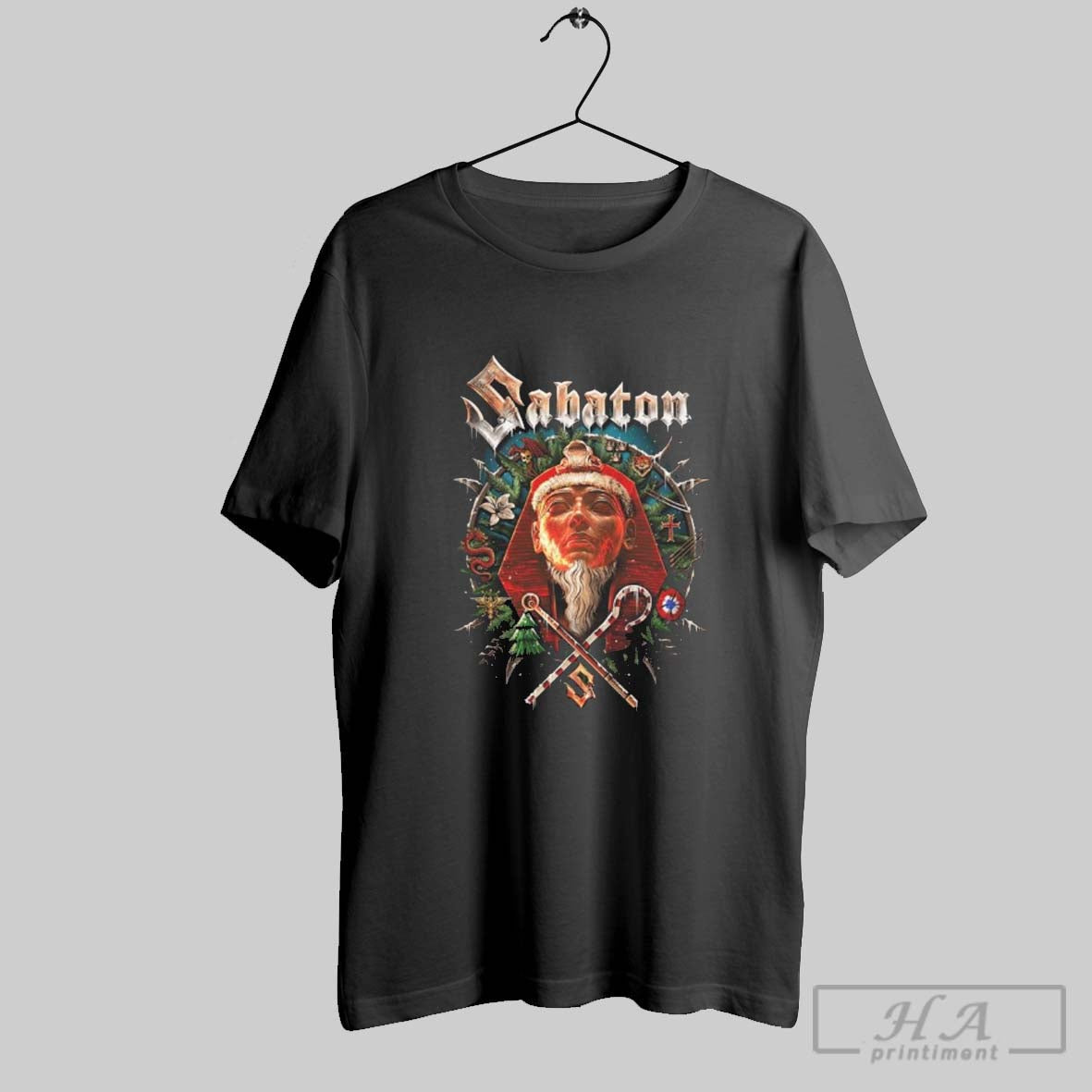 Sabaton Holidays Belong To Legends X Mas TShirt Authentic Collection