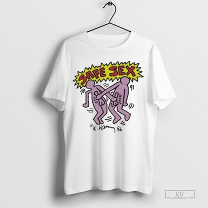 Safe Sex Keith Haring T Shirts Shirt Designer Gift
