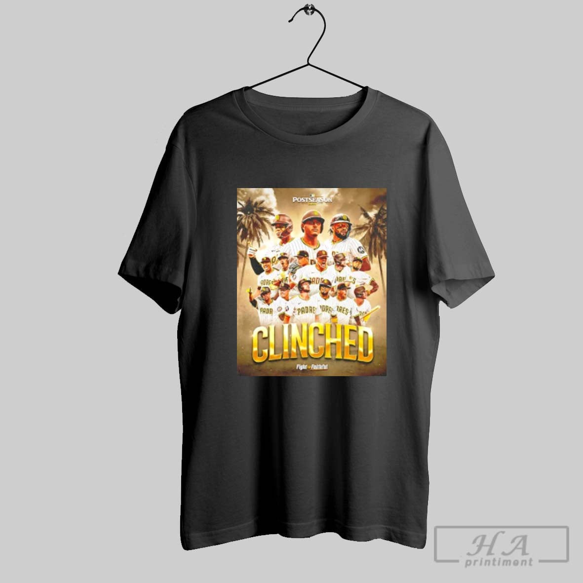 San Diego Padres Clinched 2025 Postseason Poster Hoodie Unique Merch