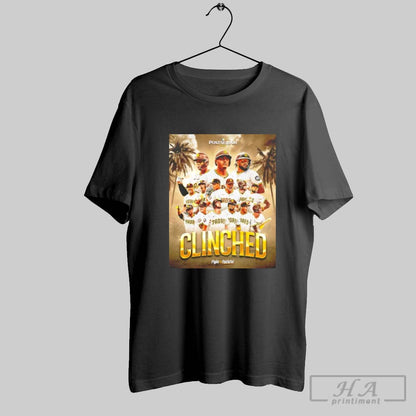 San Diego Padres Clinched 2025 Postseason Poster Hoodie Unique Merch