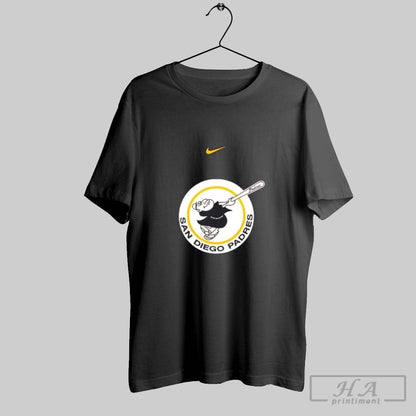 San Diego Padres Swinging Friar TShirt Authentic Design