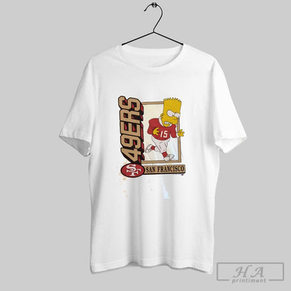 San Francisco 49Ers X Simpsons Bart 2025 Cartoon Tank Top Modern