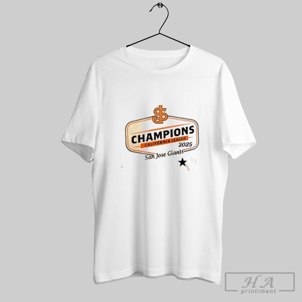San Jose Giants 2025 California League Champions Sweatshirt Vintage
