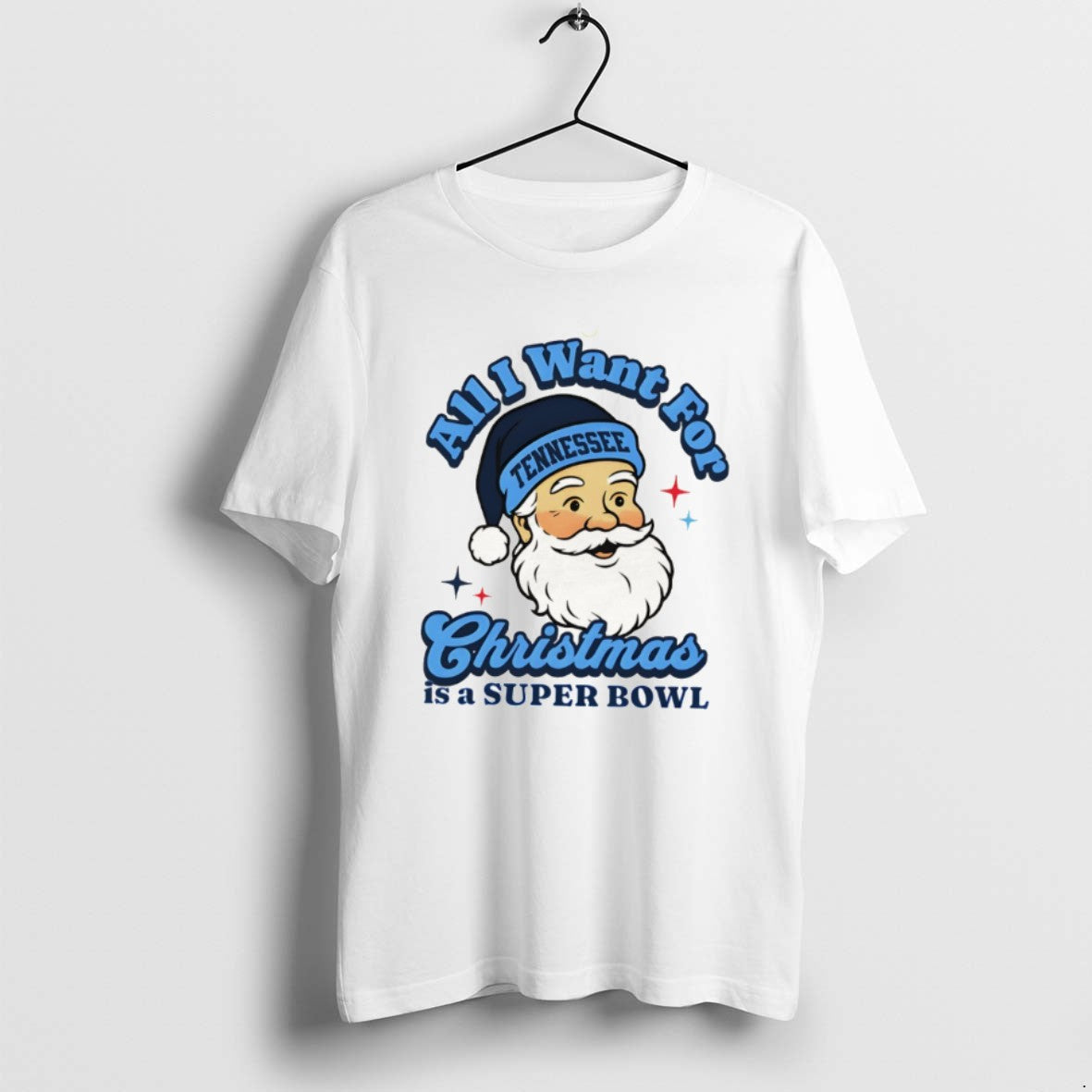 Santa Tennessee Football All I Want Is Super Bowl Hoodie Classic Gift