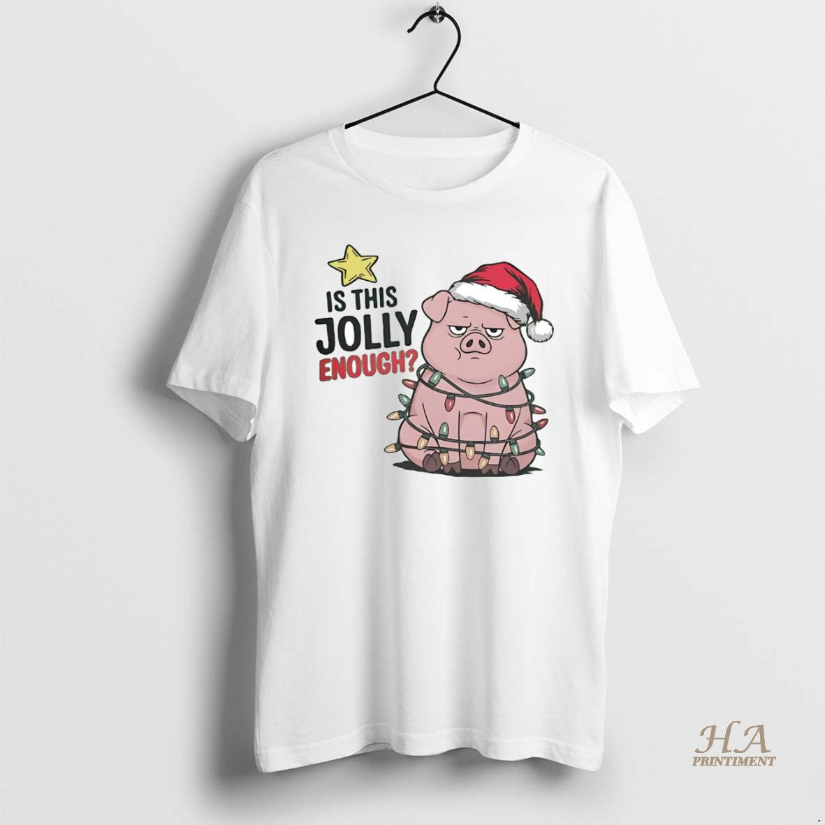 Santa Pig Is This Jolly Enough Long Sleeve Modern Look