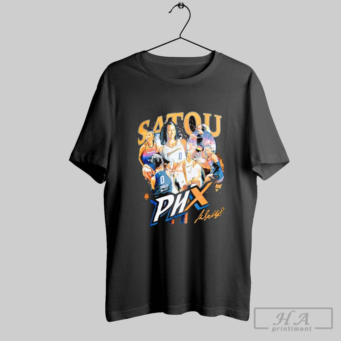 Satou Sabally Picture Collage Phoenix Mercury Shirt Elegant Merch