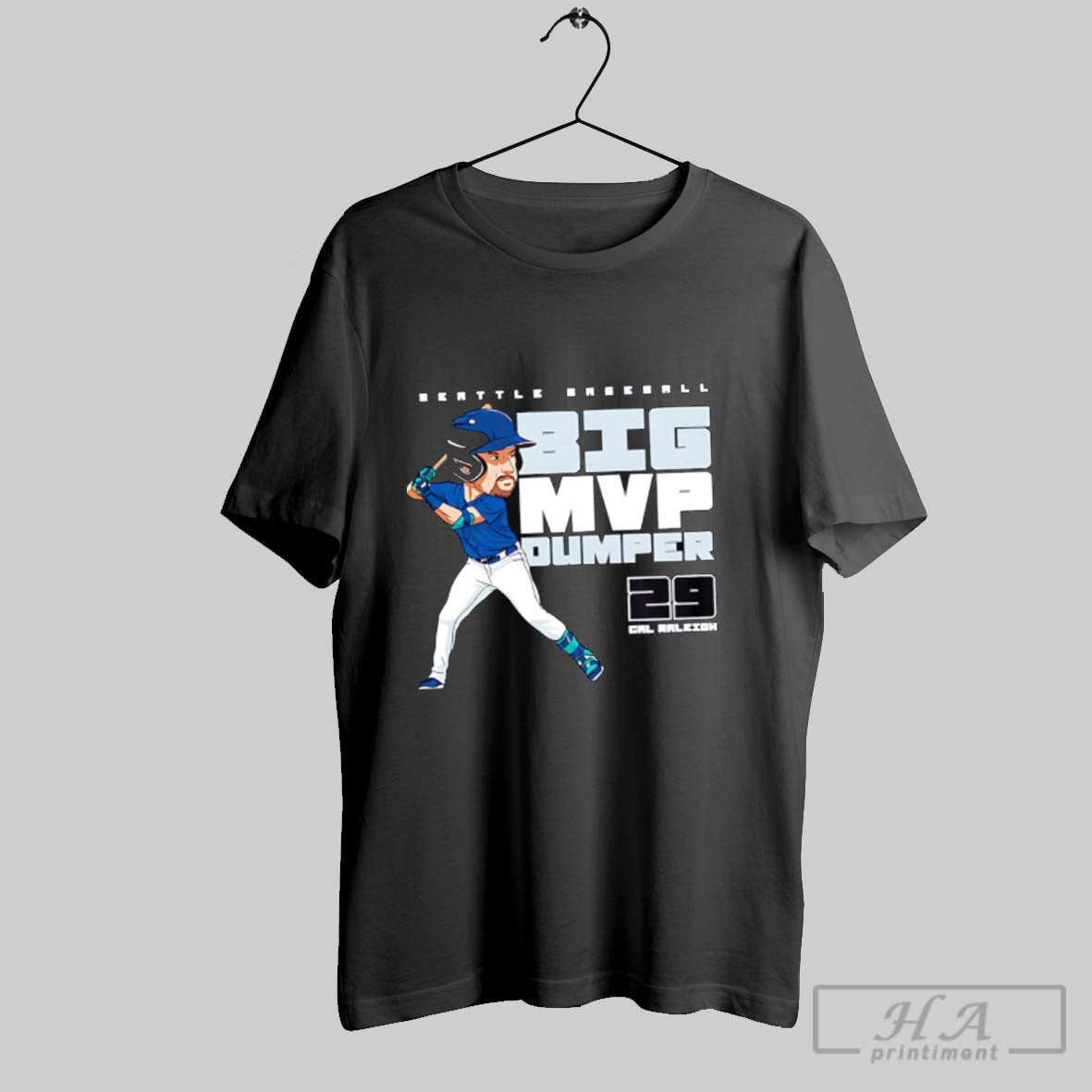 Seattle Baseball Big Mvp Dumper 29 Cal Raleigh Baseball Player