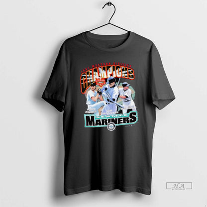 Seattle Mariners 1997 Western Division Champions Randy Johnson Ken