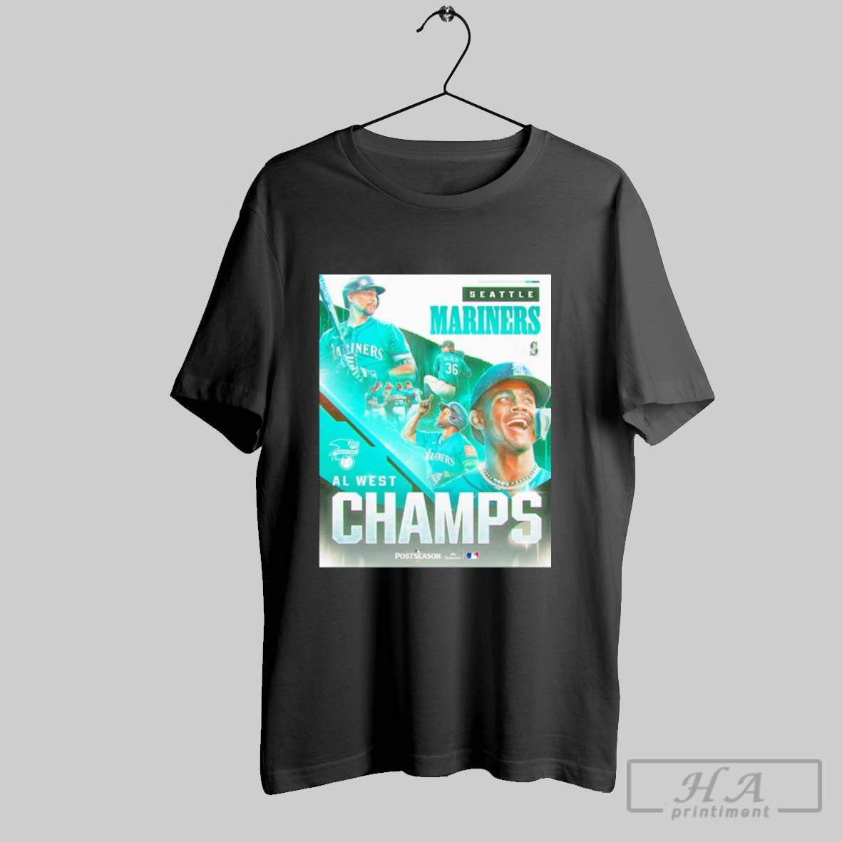 Seattle Mariners 2025 Postseason Al West Champs Tee Stylish Style