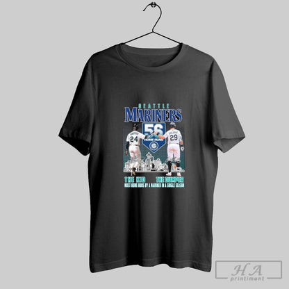 Seattle Mariners Ken Griffey Jr And Dumper Cal Raleigh 56 Home Long