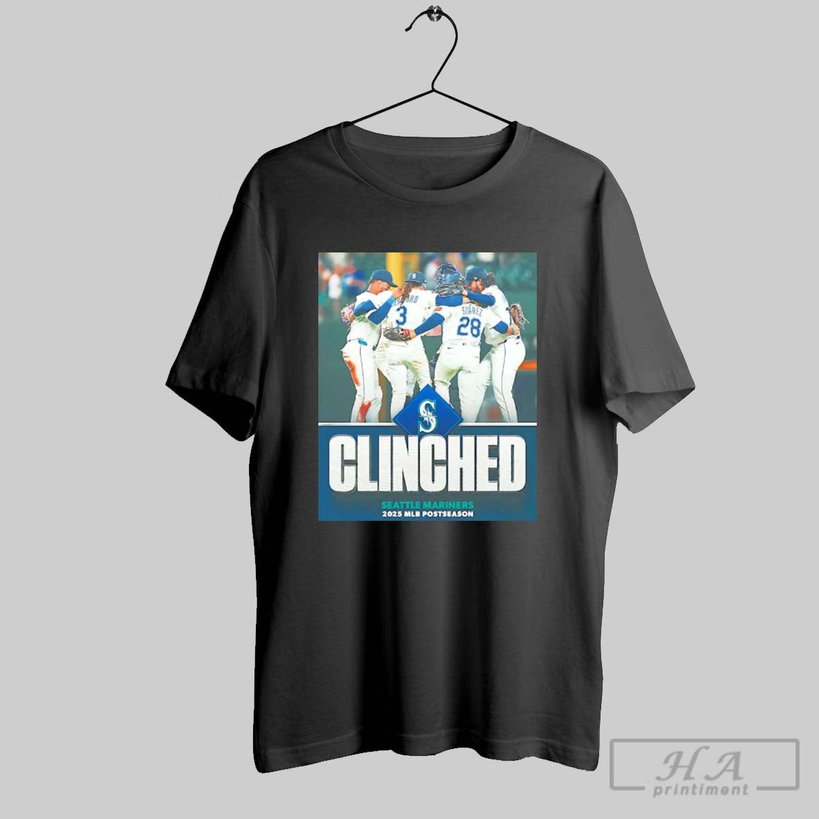 Seattle Mariners Clinch 2025 Mlb Postseason Tee Stylish Apparel