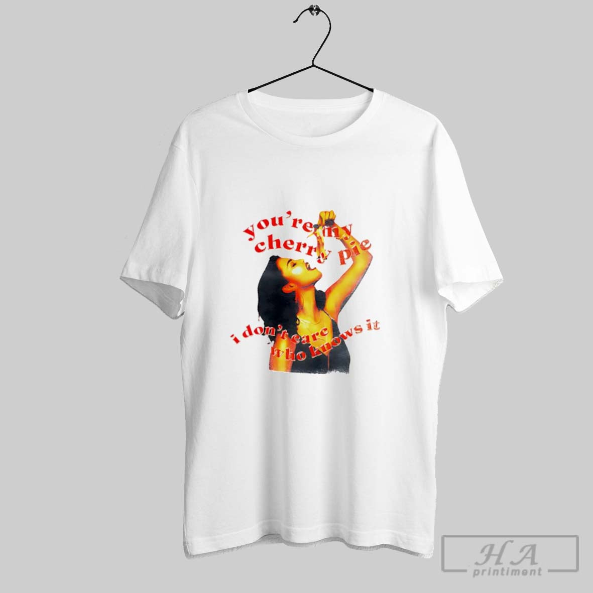 Selena Gomez Youre My Cherry Pie I Dont Care Who Knows It Ladies Tank