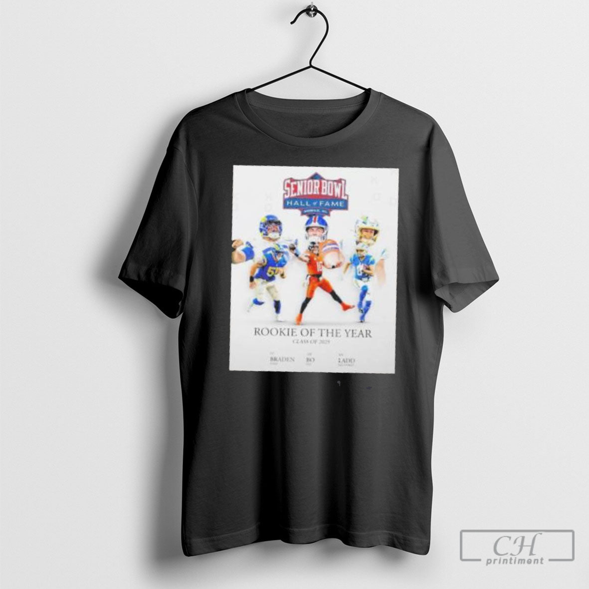 Senior Bowl Hall Fame Rookie Year Class 2025 Braden Fiske Tee Modern